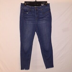 One5One Jeans Womens 12/31 Blue Medium Wash Love My Goddess Fit Skinny Stretch